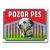 Tabulka "Pozor pes" - Dalmatin