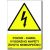 Bezpečnostní tabulky - Pozor kabel vysokého napětí životu nebezpečno