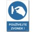 Používejte zvonek Samolepka 297x210 mm