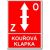 Bezpečnostní tabulka - Kouřová klapka