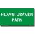 Bezpečnostní tabulky - Hlavní uzávěr páry