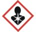 Symbol GHS 08 - NEBEZPEČNÉ PRO ZDRAVÍ 105x105mm