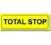 Bezpečnostní tabulky - Total stop - stop tlačítko Samolepka - Arch A4 - 18 ks - 30x100 mm