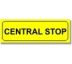 Bezpečnostní tabulky - Central stop - stop tlačítko Samolepka - Arch A4 - 18 ks - 30x100 mm