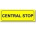 Bezpečnostní tabulky - Central stop - stop tlačítko Samolepka - Arch A4 - 24 ks - 25x75 mm