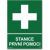 Bezpečnostní tabulka - Stanice první pomoci Bezpečnostní tabulka - Stanice první pomoci