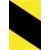 DURAFIX - Výstražná samolepící páska - reflexní žlutočerná 10cm
