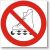 Bezpečnostní symbol - Zákaz vjezdu na kolečkových bruslích