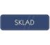 Sklad - tabulka Samolepka 200 x 70 mm - modrá